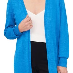 Halogen Indigo Bunting Long Side Slit Light Weight Cardigan NWT Size L